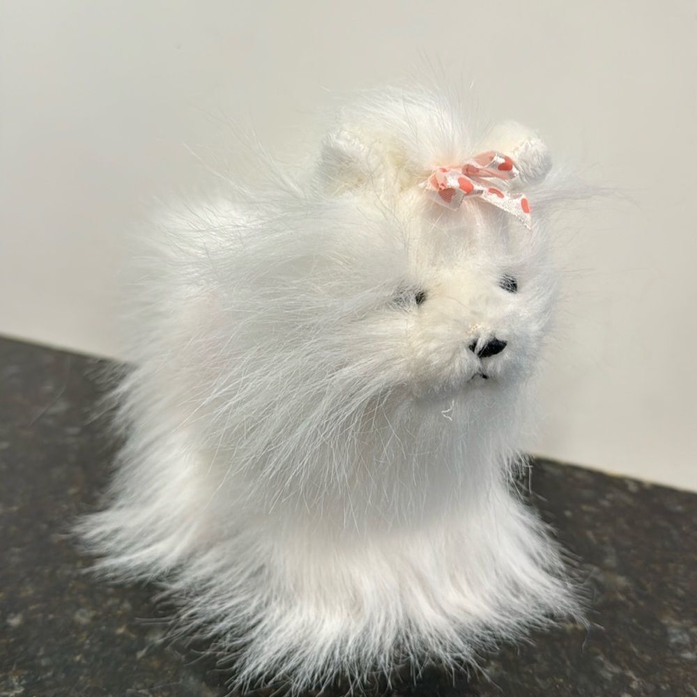 Ganz Webkinz Lil Kinz YORKIE 7" Plush DOG White Pink Stuffed Animal Toy No Code